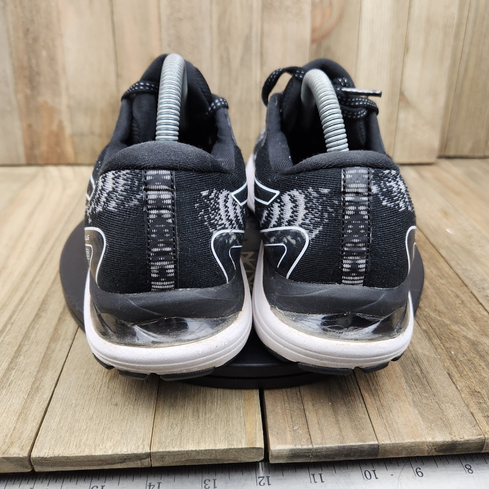 Asics Gel-Cumulus 23 Womens size 10 Running Shoes Black White 1012A888 - Picture 4 of 8